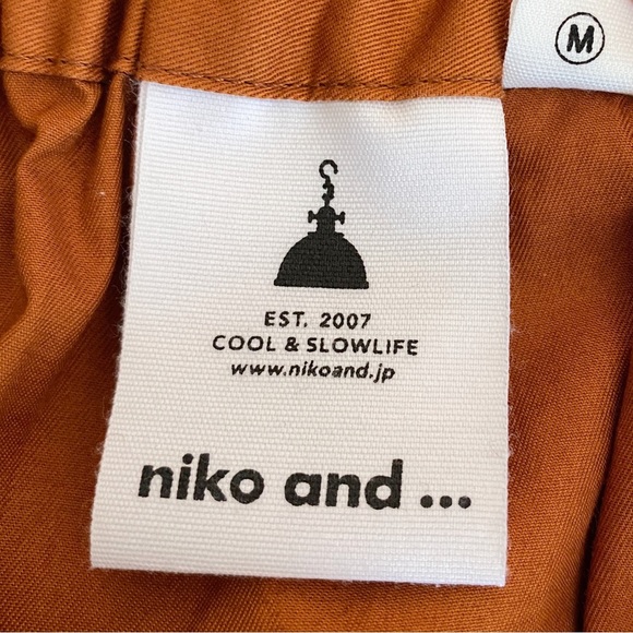 niko and… Deep Orange Tie-Sleeve Square Neck Blouse - Picture 10 of 14